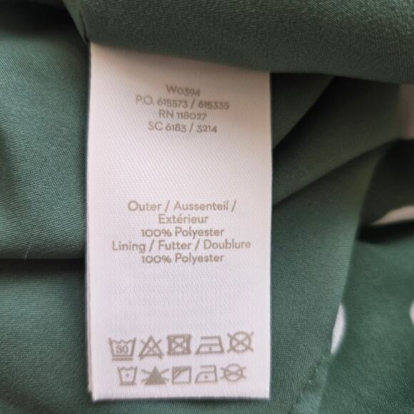 Boden Portia Polka Dot Dress Retro Professional Workwear Green Women 14 - Picture 13 of 14